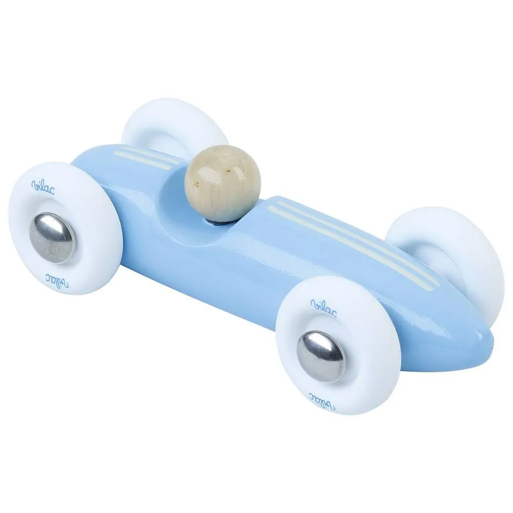 VOITURE GRAND PRIX VINTAGE PETIT MODELE BLEUE