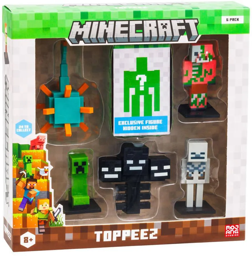 MINECRAFT - PACK DE 6 FIGURINES 6 CM
