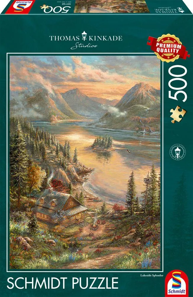 PUZZLE 500 PIECES - SPLENDEUR AU BORD DU LAC