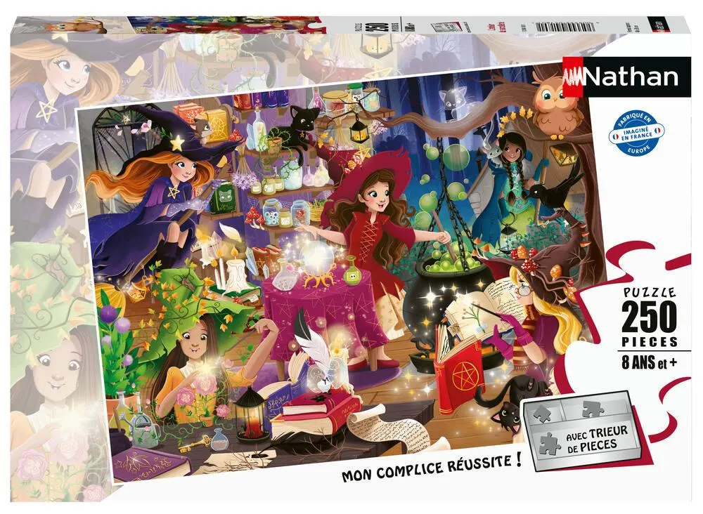 NATHAN PUZZLE 250 PIECES  L'ATELIER DE SORCELLERIE
