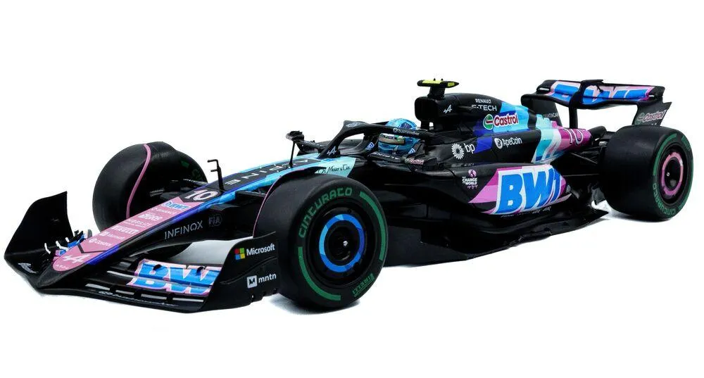 1/18 ALPINE F1 TEAM A524 BLUE P.GASLY BRAZILIAN GP 2024