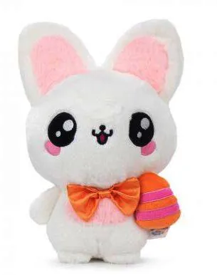 PELUCHE KAWAII WORLD - LAPIN NEUD DE PAPILLON VERT - 23CM