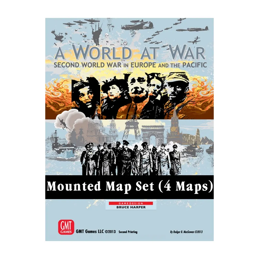 A World at War - 4th Printing Mounted Maps