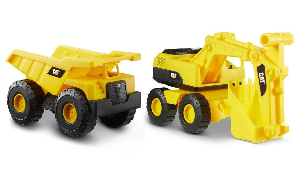 CATERPILLAR - CAMION BENNE ET EXCAVATRICE 38 CM
