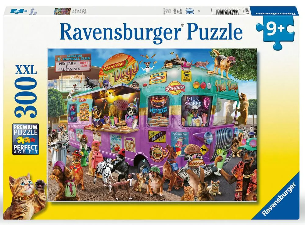 PUZZLE 300 PIECES XXL  CHIENS BRANCHES