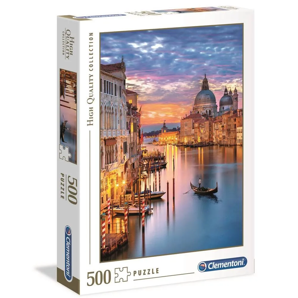HIGH QUALITY - PUZZLE  500 PIECES - LIGHTING VENICE