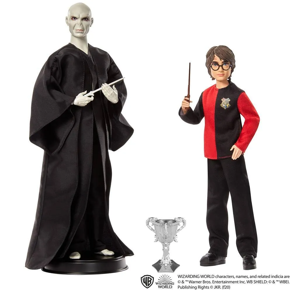 PACK 2 POUPEES VOLDEMORT ET HARRY POTTER