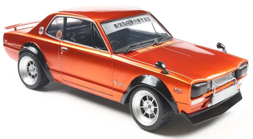 1/18 NISSAN SKYLINE (C10) HAKOSUKA SOLIDO WORKS ORANGE METALLIC 1970