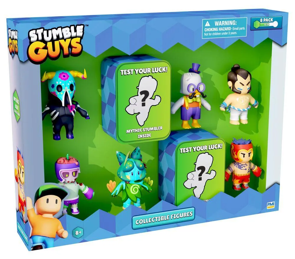 STUMBLE GUYS - PACK DE 8 FIGURINES 6 CM