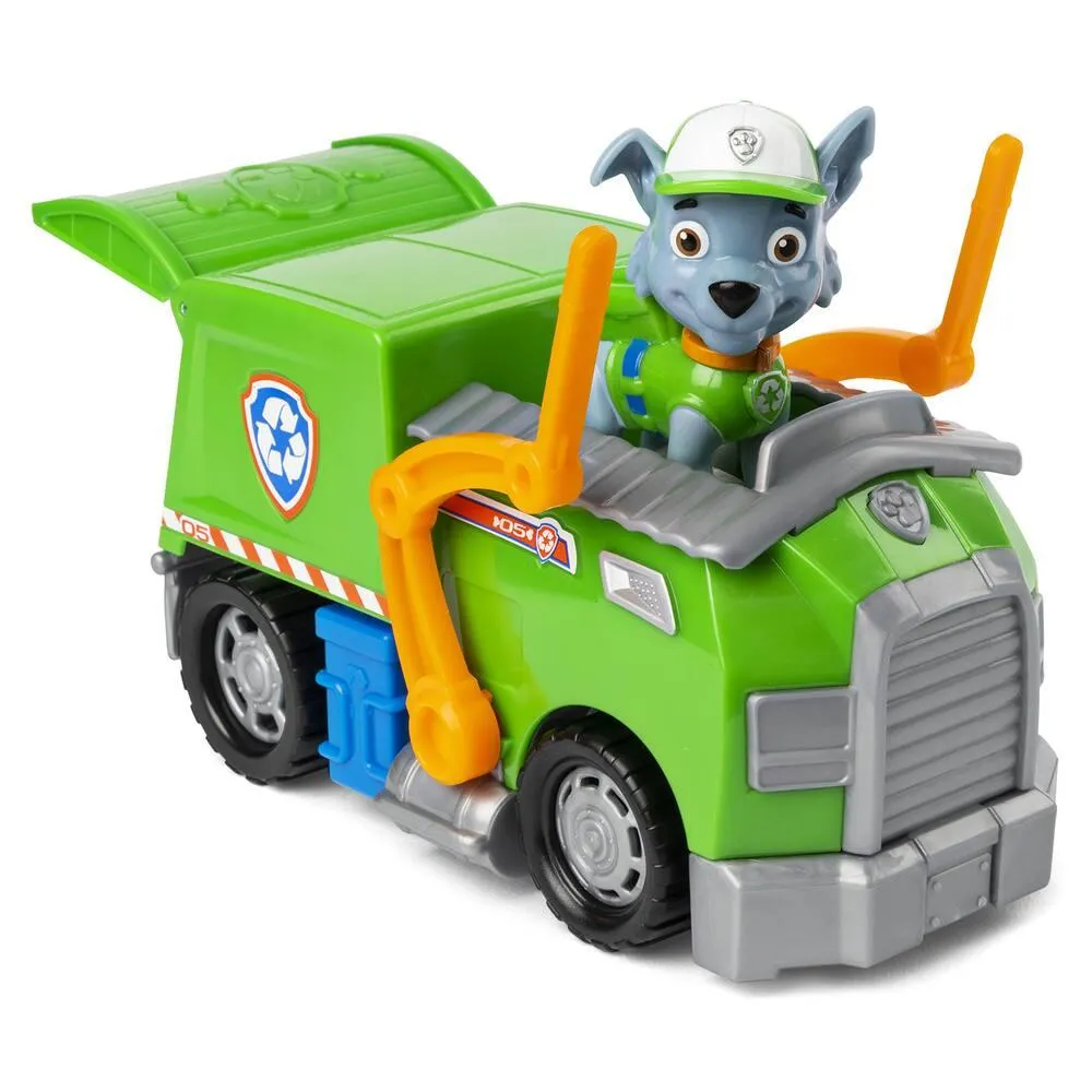 VEHICULE + FIGURINE ROCKY PAW PATROL