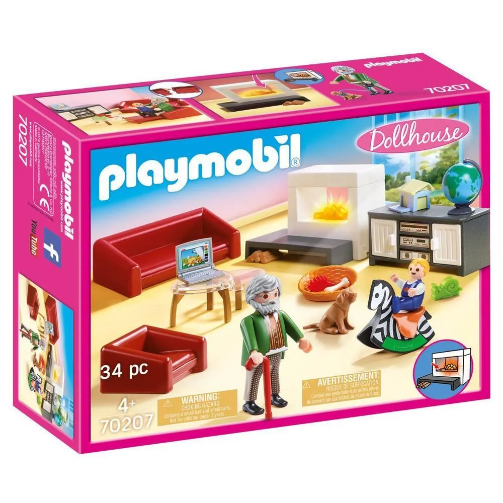 SALON AVEC CHEMINEE - 70207