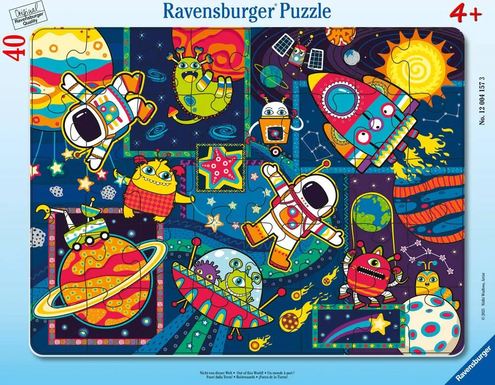 PUZZLE CADRE 30-48 PIECES  UN MONDE A PART !