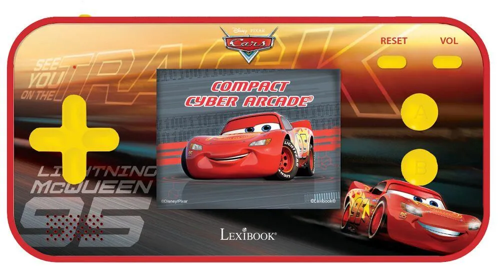 CONSOLE PORTABLE COMPACT CYBER ARCADE® DISNEY CARS - ECRAN 2.5'' 150 JEUX DONT 10 CARS