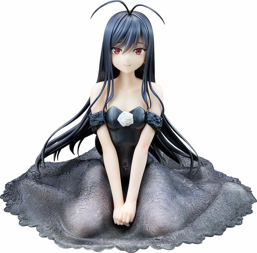 Accel world statuette pvc 1/7 accel world kuroyukihime: light novel 15th anniversary wedding ver. 16 cm