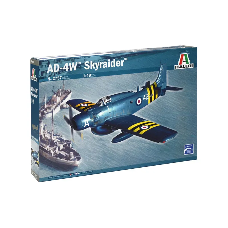 AD-4W Skyraider. ITALERI 2757