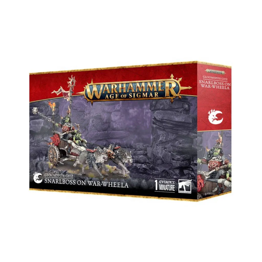Age of Sigmar : Gloomspite Gitz - Snarlboss on War-Wheela
