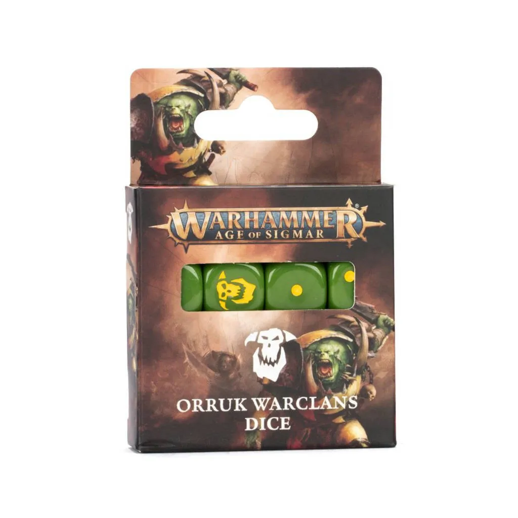 Age of Sigmar - Set de dés Orruk Warclans