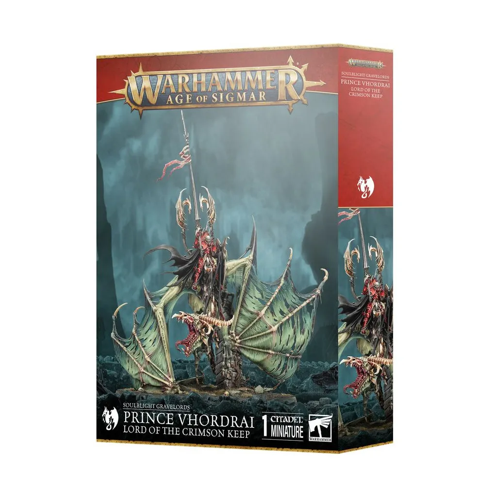 Age of Sigmar : Soulblight Gravelords - Prince Vhordraï, Seigneur du Fort Pourpre