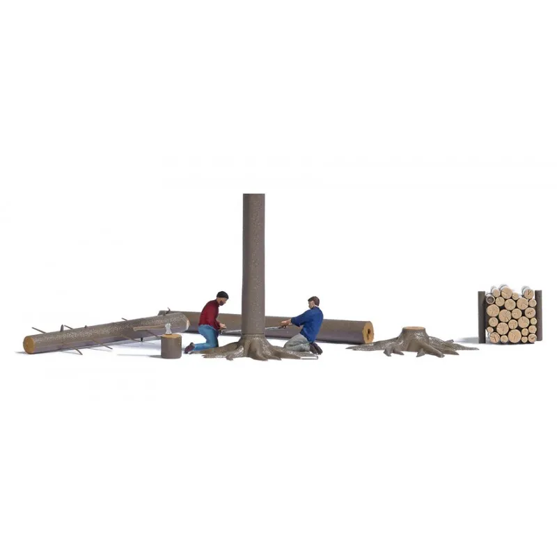 Abattre des arbres. BUSCH 7973