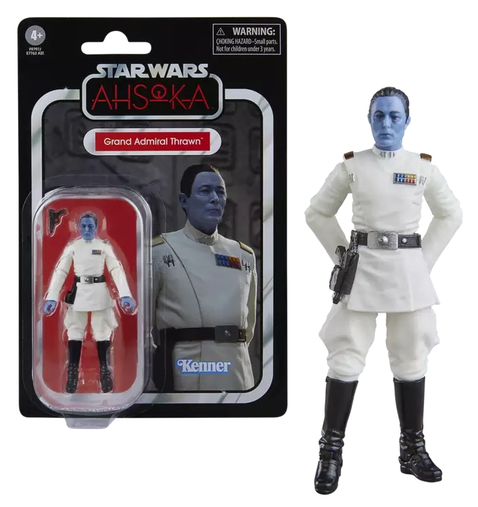 Ahsoka - grand amiral thrawn - figurine vintage collection 10cm