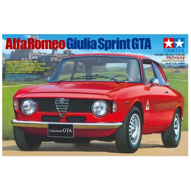 Alfa Romeo Giulia Sprint GTA. TAMIYA 24188