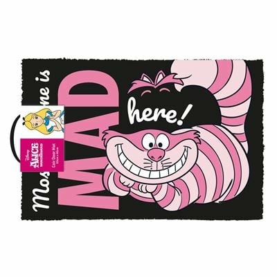 Alice au pays des merveilles - we're all mad here! - paillasson
