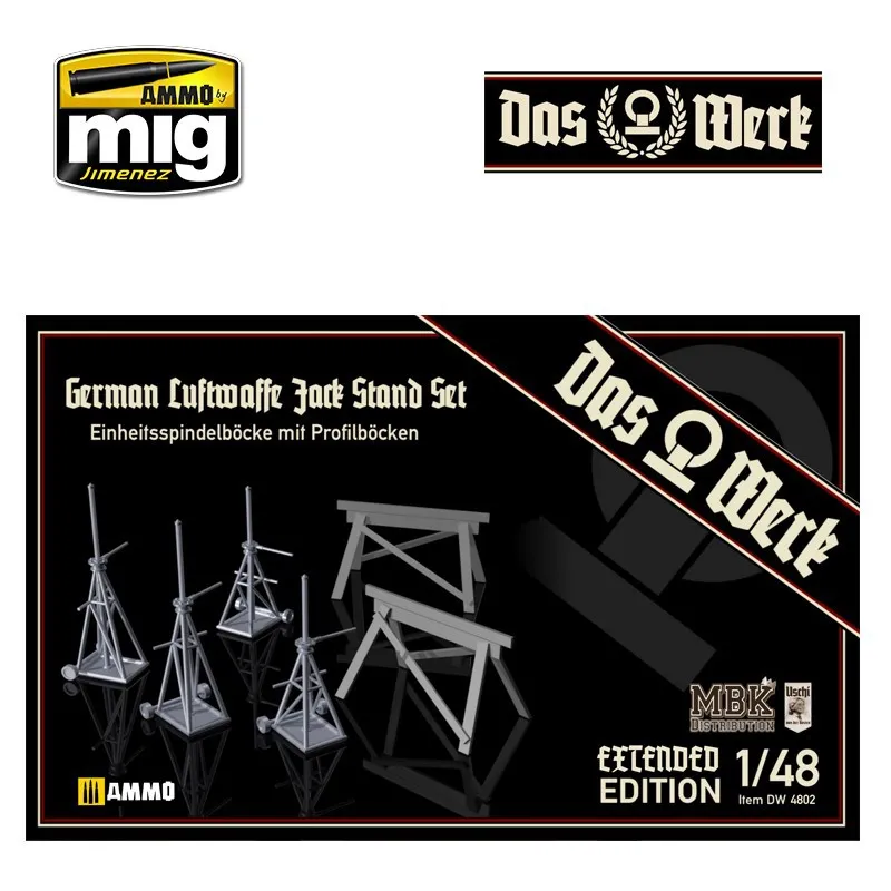 Supports allemands Luftwafe Jack. DAS WERK DW4802