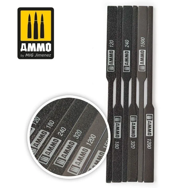 Bâtons de Ponçage (x6) Ammo Mig - AMIG8567