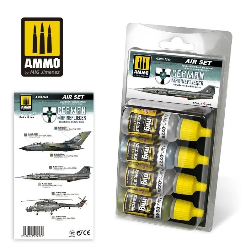 Set Peinture German Marineflieger Ammo Mig - AMIG7243