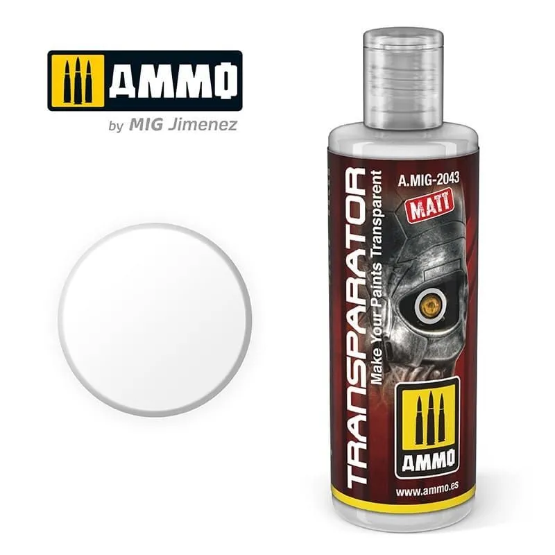 Transparator Matt 60ml Ammo Mig - AMIG2043