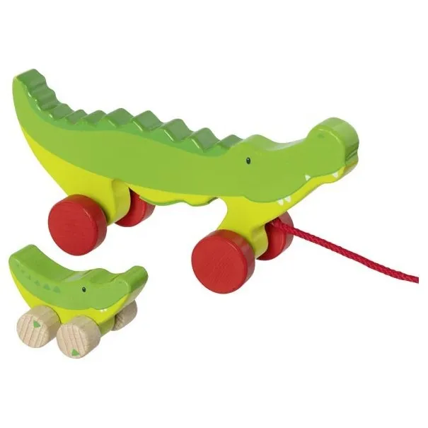 Animaux à tirer crocodiles Cosmo & Croki