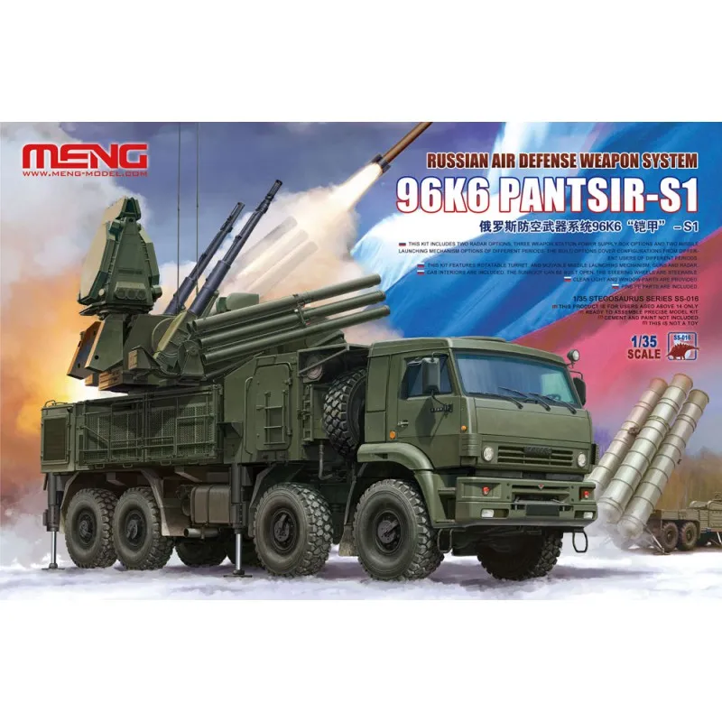 Anti-aérien russe 96K6 PANTSIR-S1. MENG SS-016