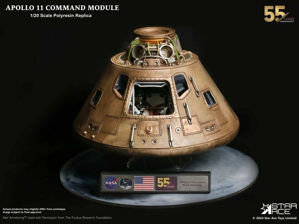 Apollo 11 réplique 1/20 command module (dx) 20 cm