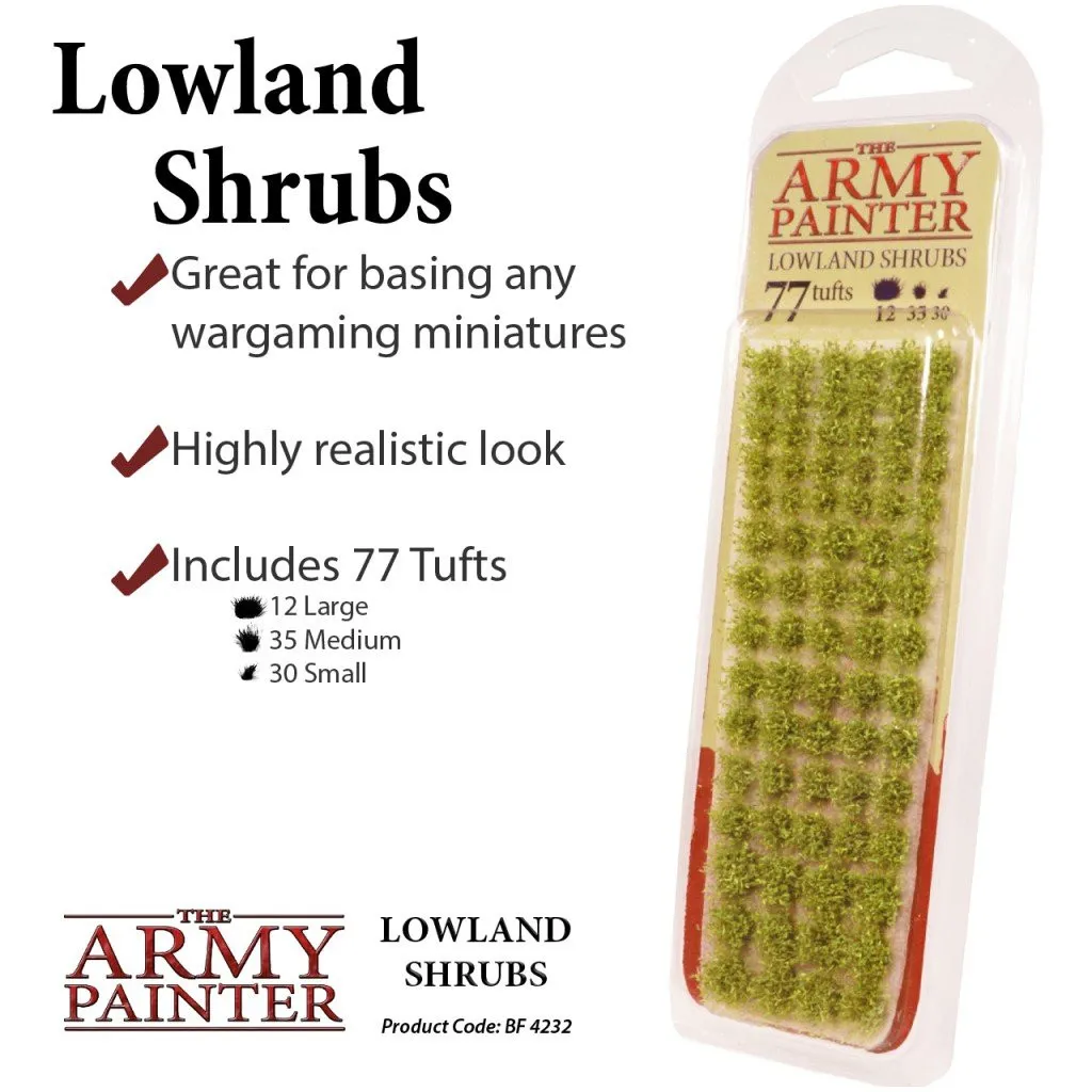 Army Painter : Herbe Synthétique - Lowland Shrubs