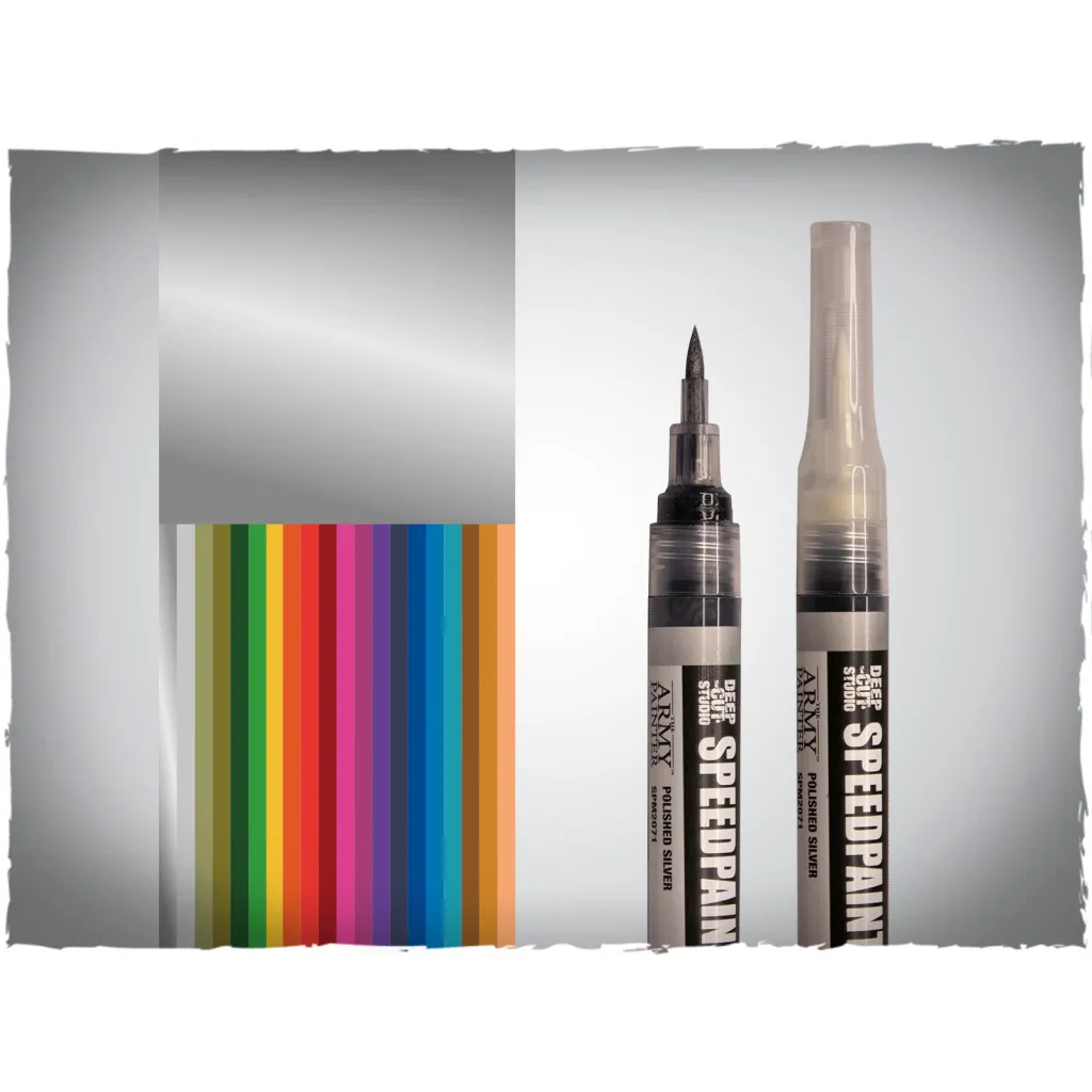 Army Painter - Speedpaint Markers Polished Silver