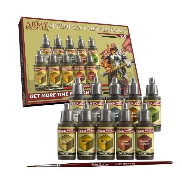 Army Painter Speedpaint Metallic Set 2.0