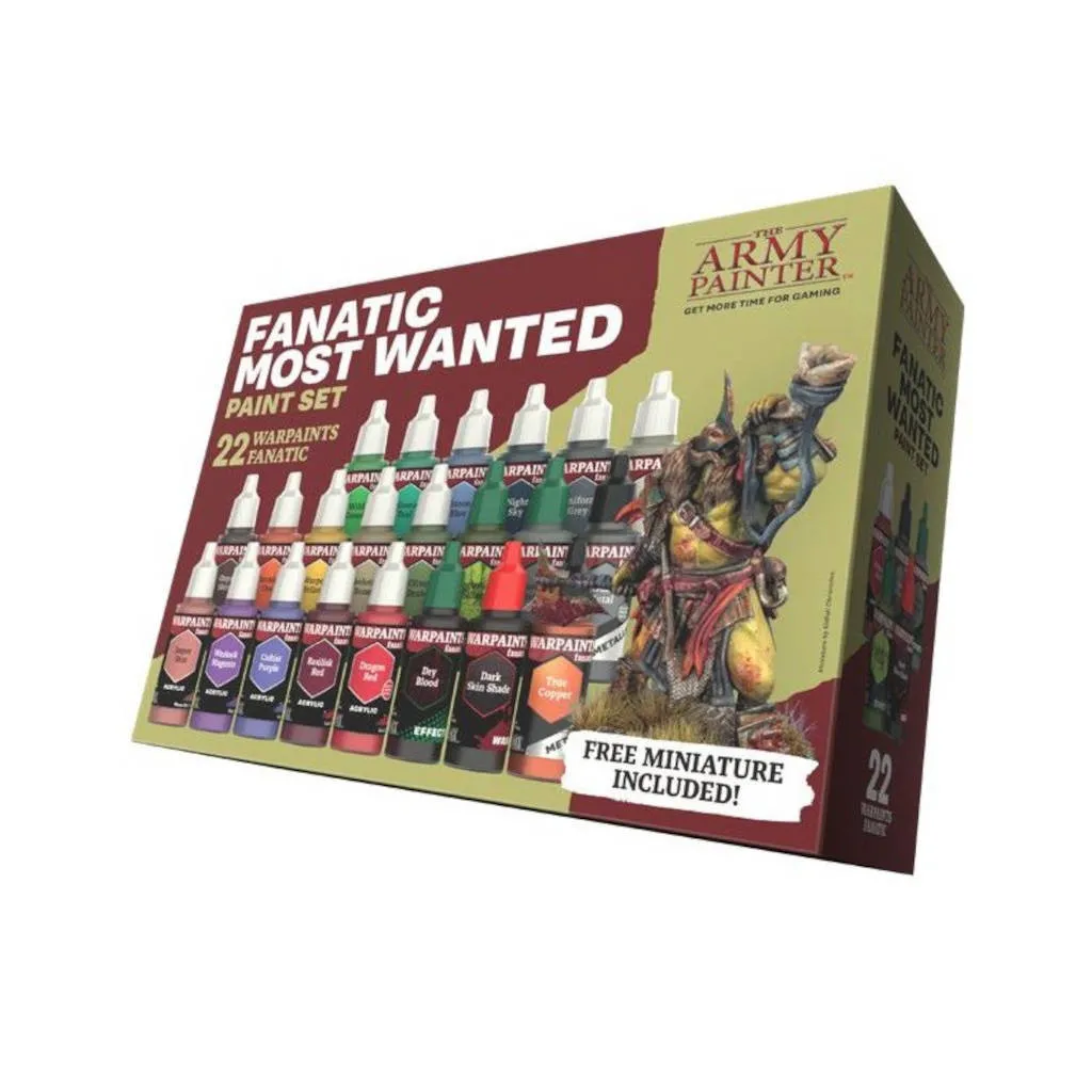 Army Painter - Warpaints Fanatic Most Wanted Paint Set