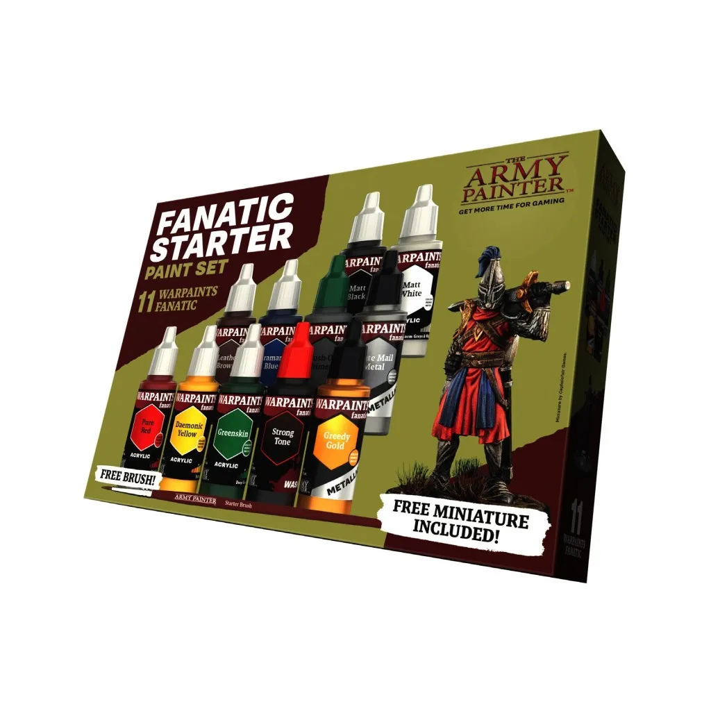 Army Painter - Warpaints Fanatic Starter Paint Set