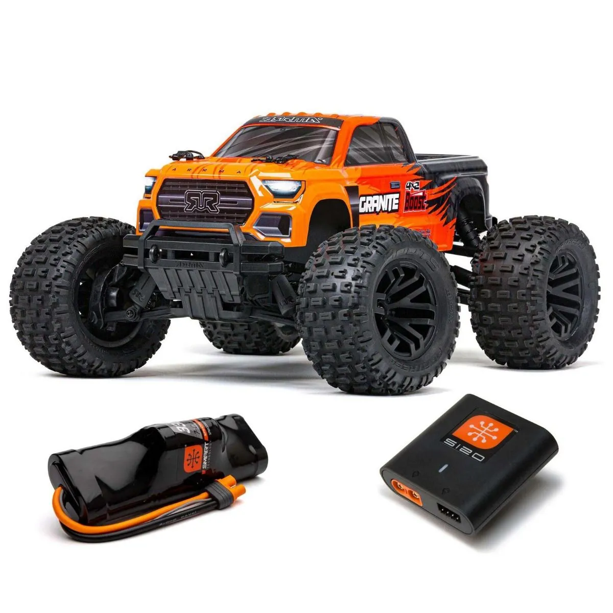 ARRMA Granite 4x2 Boost Mega 550 RTR - Orange - V4