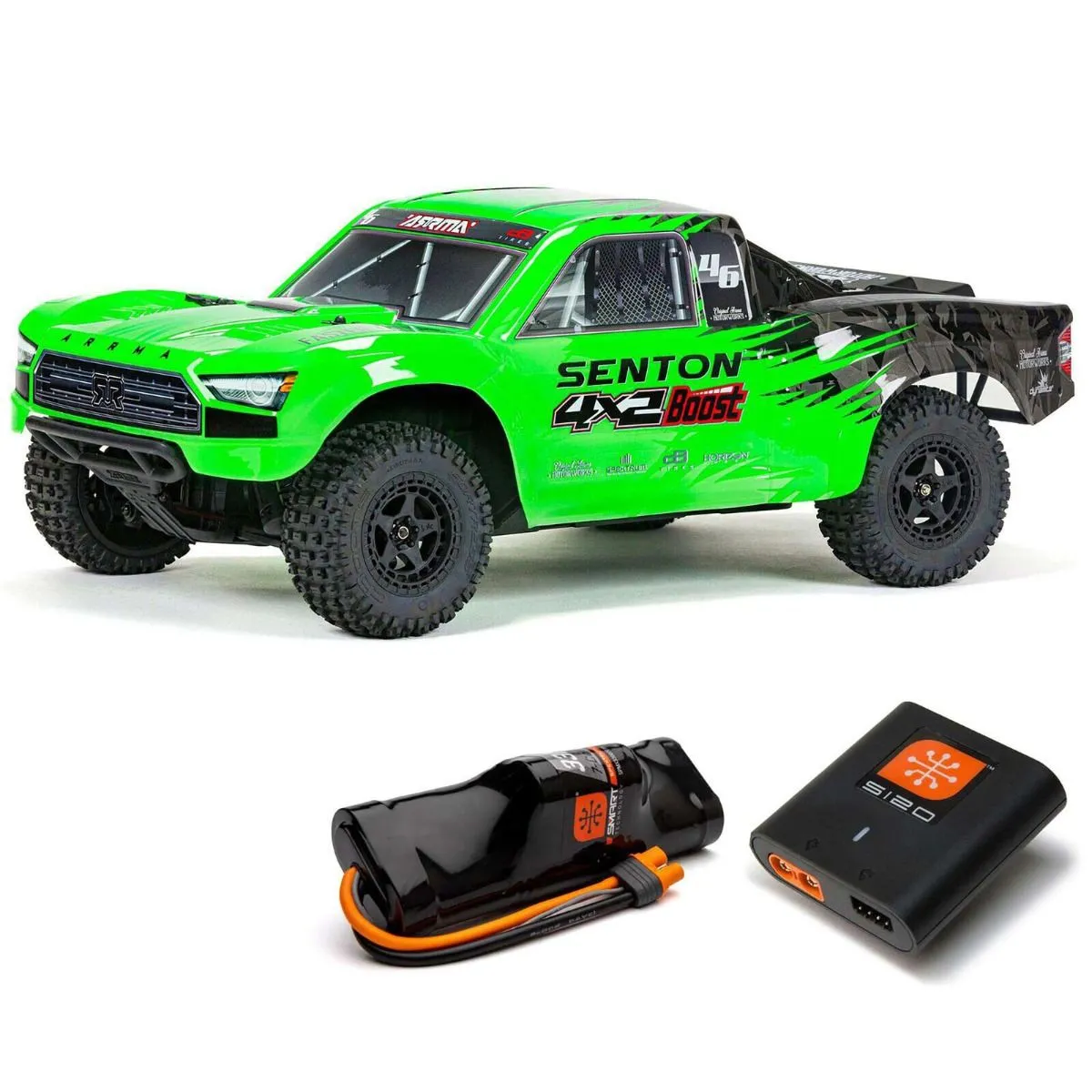 ARRMA Senton 4x2 Boost Mega 550 1/10 RTR - Vert - ARA4103SV4T1