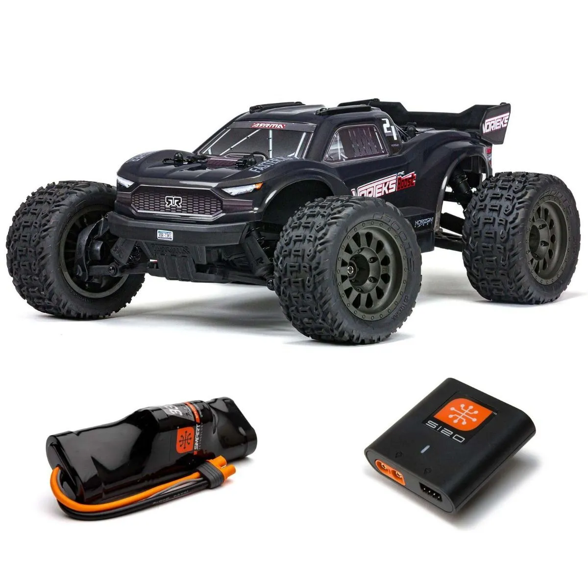 ARRMA Vorteks 4x2 Boost Mega 550 RTR - Gris - ARA4105SV4T2