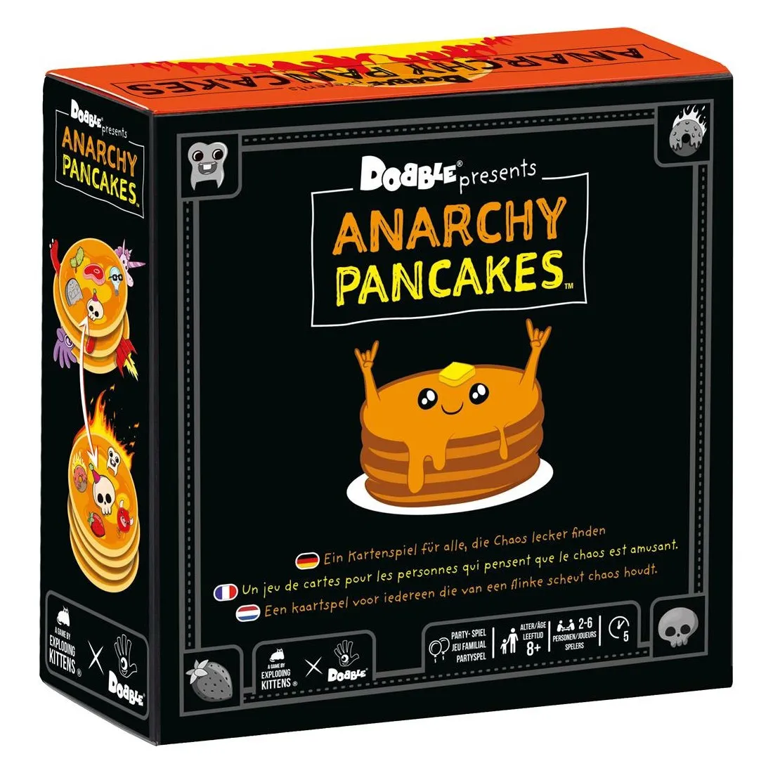 Dobble : Anarchy Pancakes - Clutch Box - De/Fr/Nl