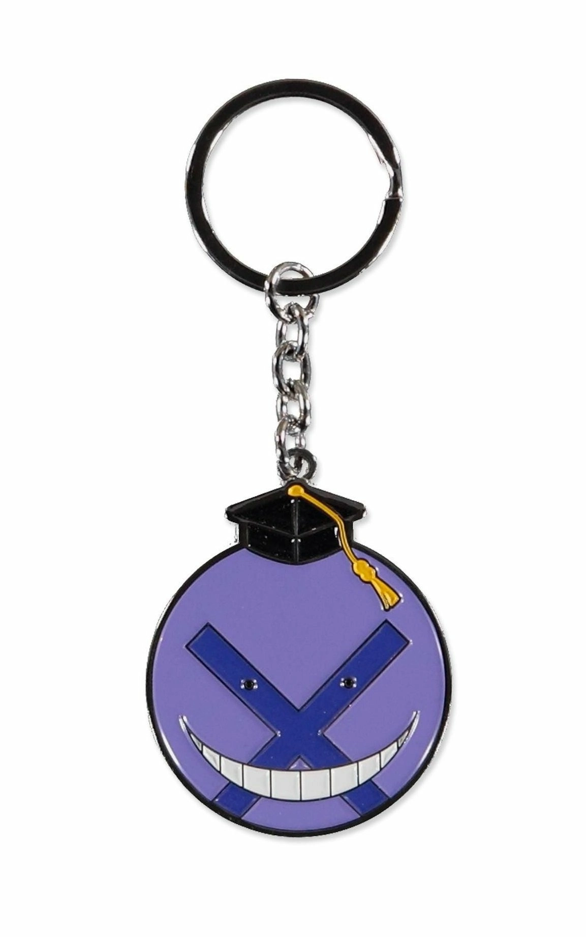 Assassination classroom - koro sensei - porte-clés en métal