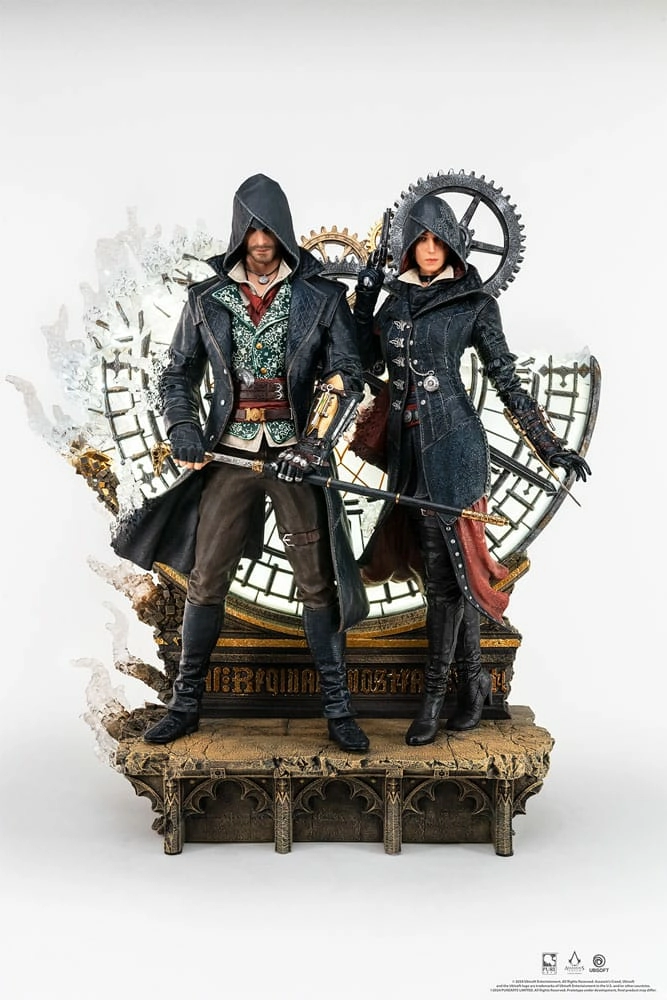 Assassin´s creed statuette 1/4 animus jacob & evie frye 62 cm