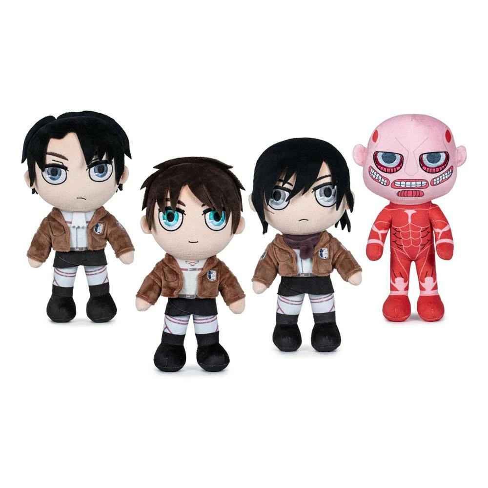 Attack on titan assortiment peluche characters 20 cm (4)