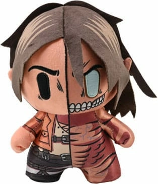 Attack on titan peluche dznr eren yeager titan edition 18 cm