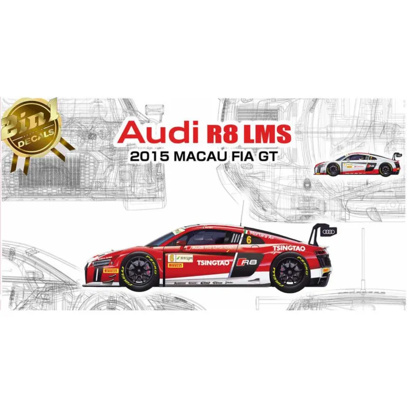 Audi R8 LMS Macao FIA GT. HOBBY NUNU 24024