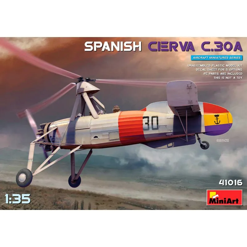 Cierva C.30Un autogire espagnol. MINIART 41016