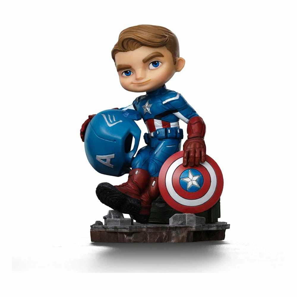 Avengers infinity saga figurine mini co. pvc captain america 14 cm