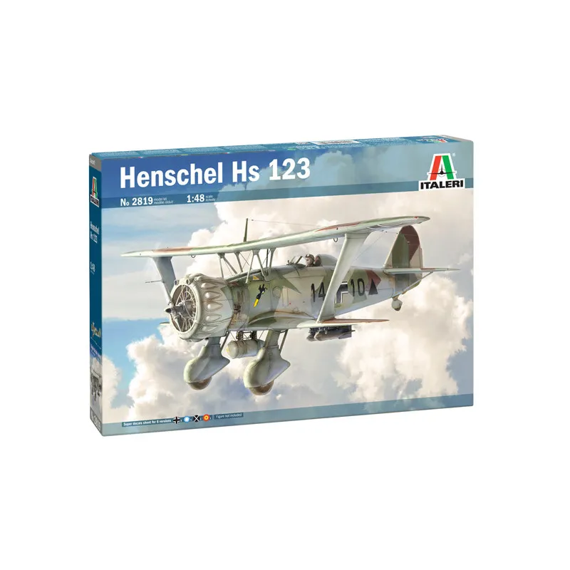 Avion de chasse Henschel Hs 123. ITALERI 2819